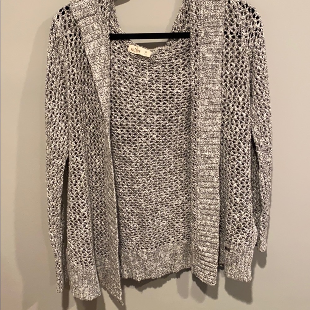 Grey cardigan